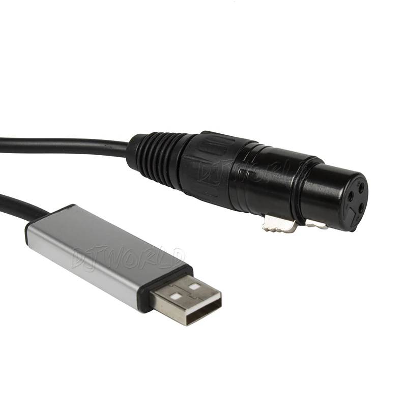 Сценическое оборудование USB к DMX интерфейсному адаптеру DMX512 сценический эффект хороший для DJ для домашней вечеринки на день рождения