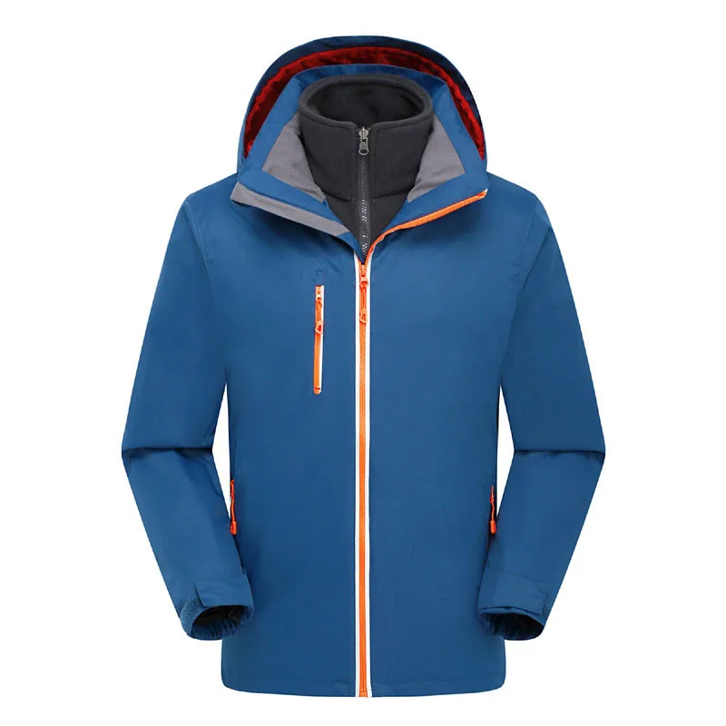 Уличная Лыжная зимняя водонепроницаемая сноуборд 3 в 1 куртка Softshell флисовая