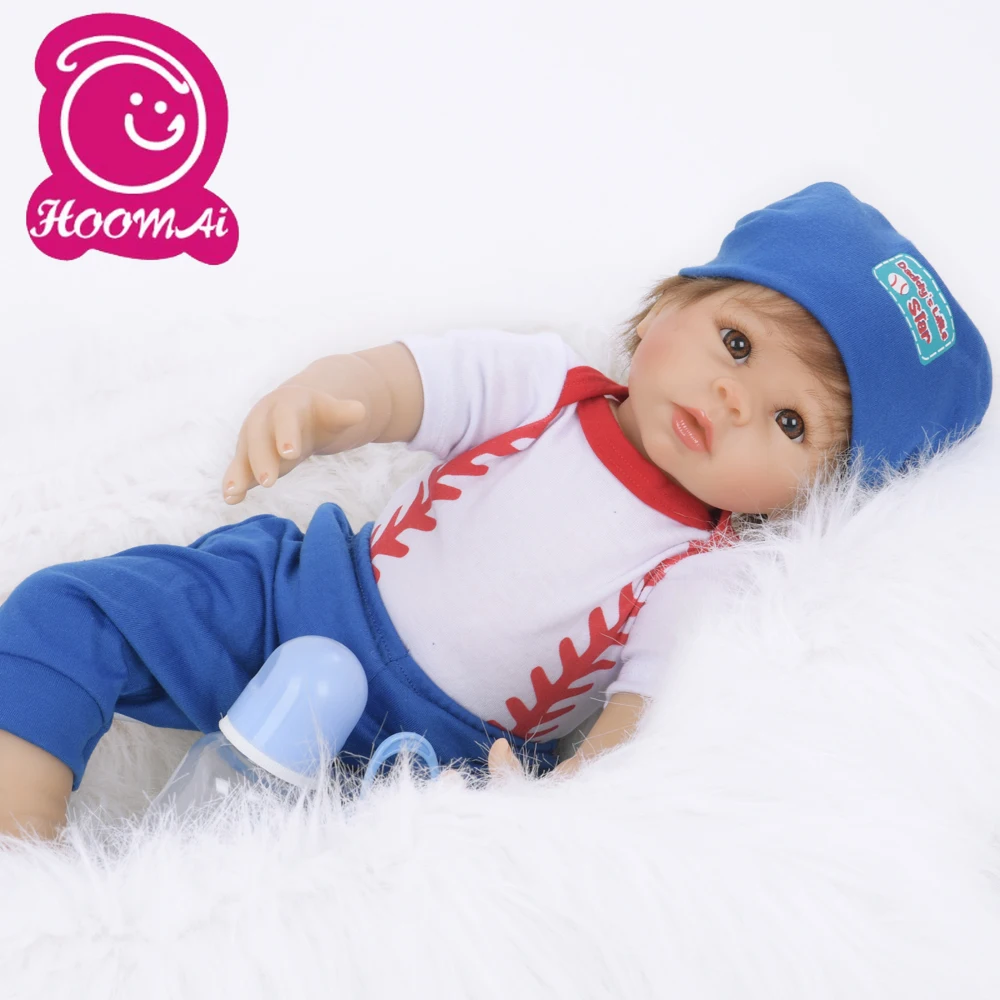 Кукла новорожденная Реалистичная изогнутая кукла реборн с волосами тканевое