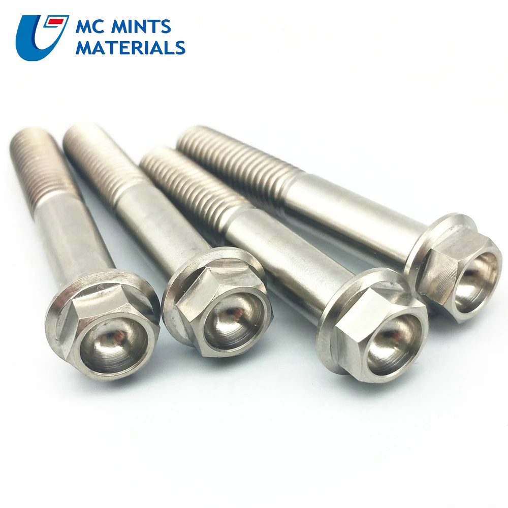 Модификационный винт для мотоцикла DIY M8 Φ Ti Bolt титановые болты золотой цвет