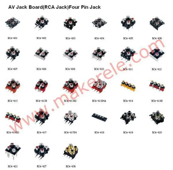 RCA-103P печатного монтажа AV 1 контактный разъем RCA гнездо/RCA DVD VCD ТВ AV разъем/AV контактный разъем 30 шт./лот