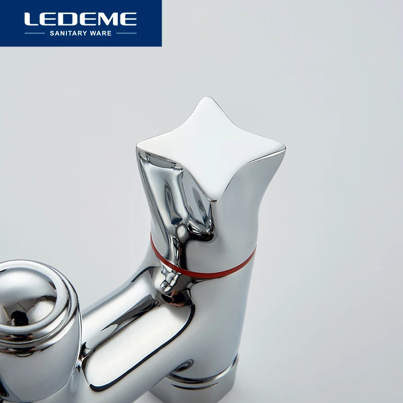 LEDEME Смеситель для ванны с длинным изливом 300 мм. латунь Цвет: хром L2687|set|set bathroom |