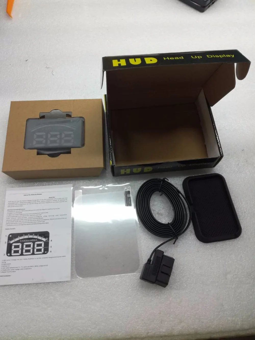GEYIREN M6, лобовое стекло 3,5 дюйма, проектор, OBD2, EUOBD, дисплей данных для вождения автомобиля, скорость оборотов в минуту, температура воды, HUD, дисплей для автомобиля