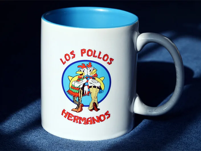 Кружка с надписью Los pollos гавайзенберг во все тяжкие|Кружки| |