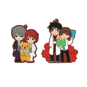 Junjo Romantica аниме Jyunjyou Romanchika Takahashi Misaki Usami Akihiko Kamijou Хироки Kusama Nowaki резиновый брелок