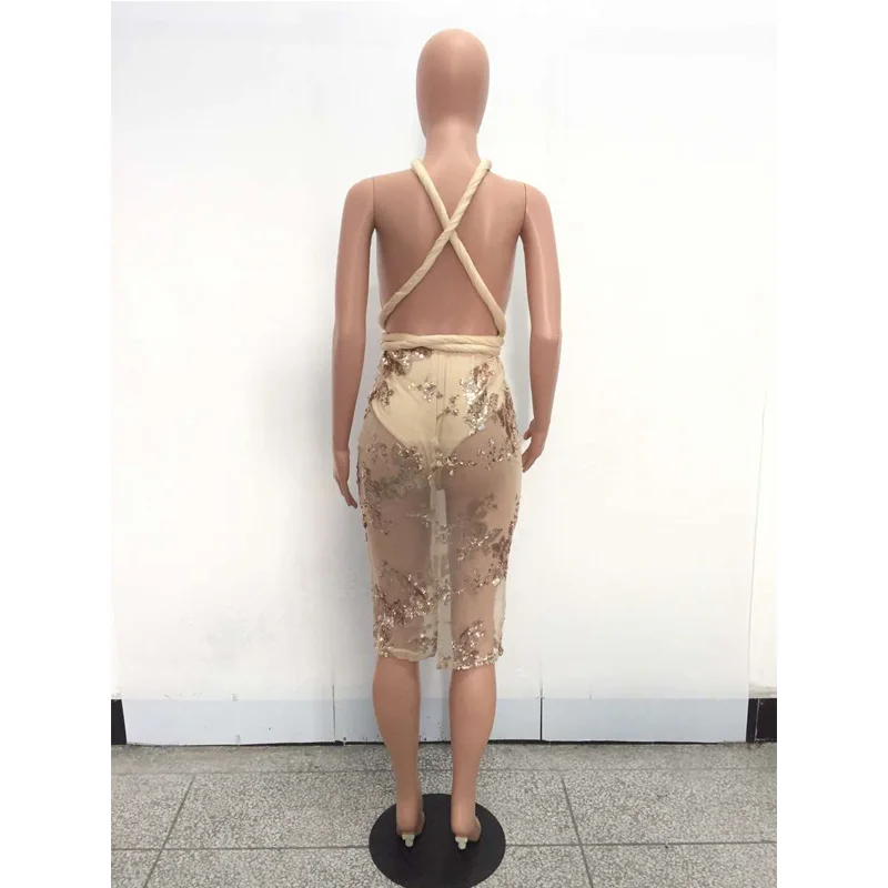 Женщины Сексуальная холтер Цветочные See Through Тонкий Party Club Специальный Встроенная