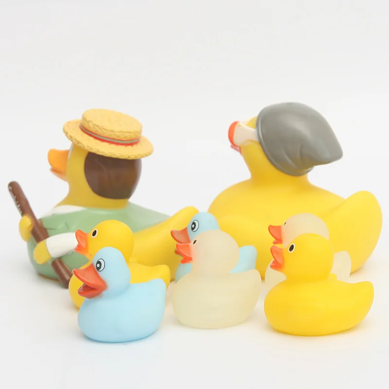 Игрушки для купания 8 шт. Детские любимые цветные плавающие утки и мини из