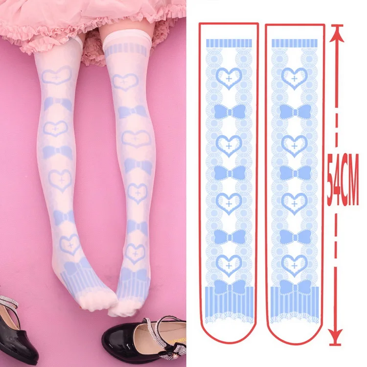 

100 d what students love sweet bowknot LOLITA socks Japanese LOLITA their velvet stockings