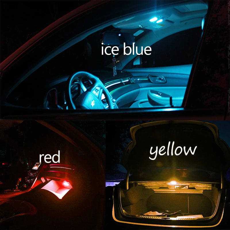 10 шт. T10 W5W светодиодный лампы 10SMD CANBUS OBC Error Free светильник 501 приборной панели
