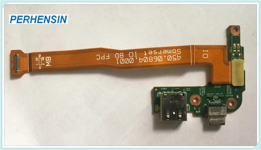 Оригинальные для Dell Venue 10 Pro 5056 Сомерсет распределения питания USB C доска CHA01 14H88 1