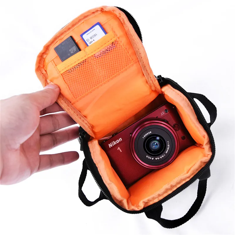 Fosoto R2 водонепроницаемая сумка для видео DSLR камеры, сумка через плечо, чехол с ремешком для микрофона nikon Coolpix P530 P520 L840