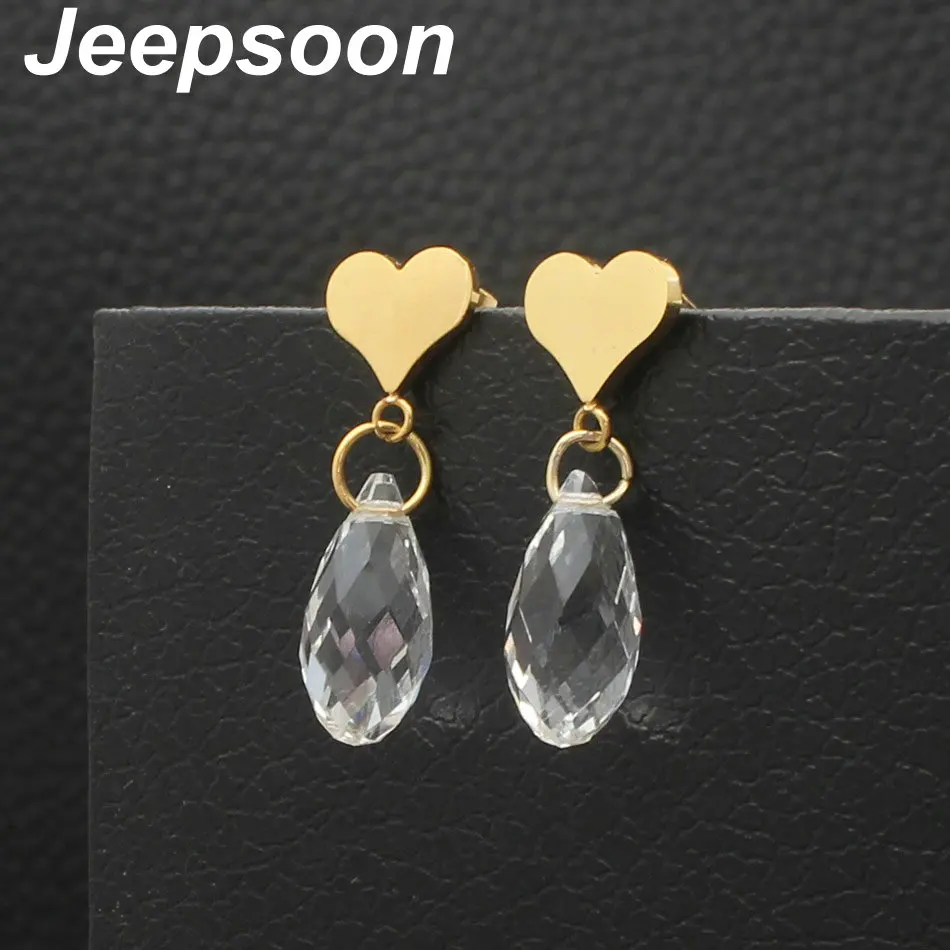 Новейшие Модные Нержавеющая сталь Jewelry Подвеска и серьги наборы для Для женщин