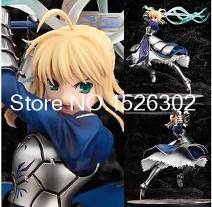 25CM Action Figure Toy Anime Fate Stay Night Saber Lily the Sword of Victory Toys Figures PVC Good Quality | Игрушки и хобби