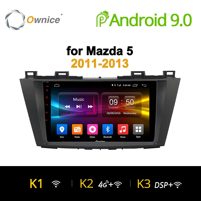 Ownice K1 K2 K3 Android 9 0 dvd плеер gps Navi мультимедиа для Mazda 5 MPV 2din Автомагнитола 2011 2012 2013