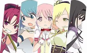 picture 3 Puella Magi Мадока Magica арт Настенный декор Шелковый плакат - Цвет: picture 3