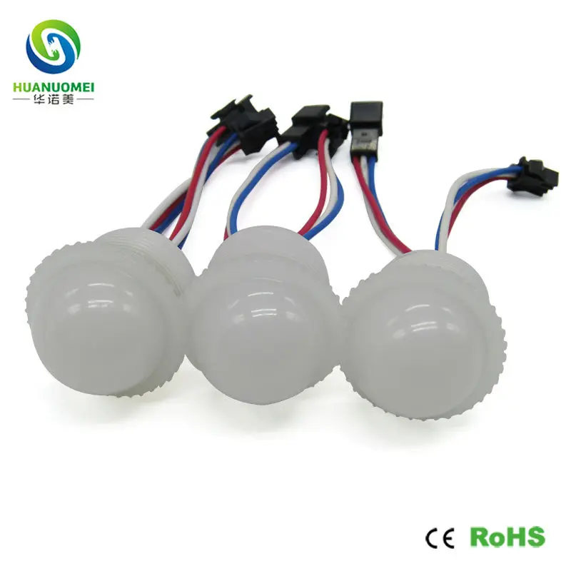 Адресный светодиодный пиксельный модуль 26 мм 3 светодиода s UCS1903 rgb цифровая лампа