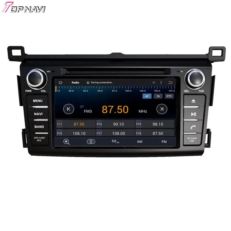 Topnavi 7 ''Восьмиядерный 2 Гб RAM Android 6 0 Автомобильный Радио Стерео GPS для TOYOTA RAV4 2013