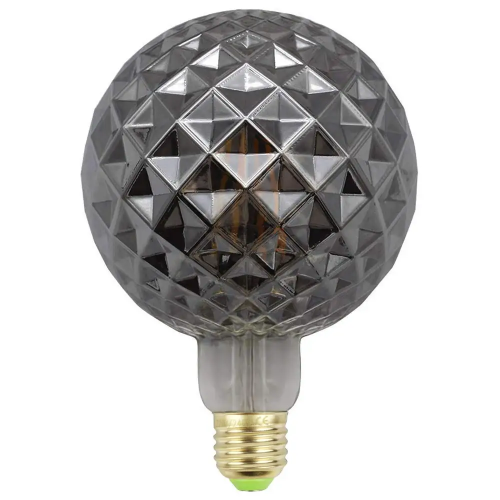 

Vintage Light Bulbs Led Filament Edison Light Bulbs 4W Smoke Glass 220/240V E27 Crystal Decorative Light Bulbs (G125 Crystal)