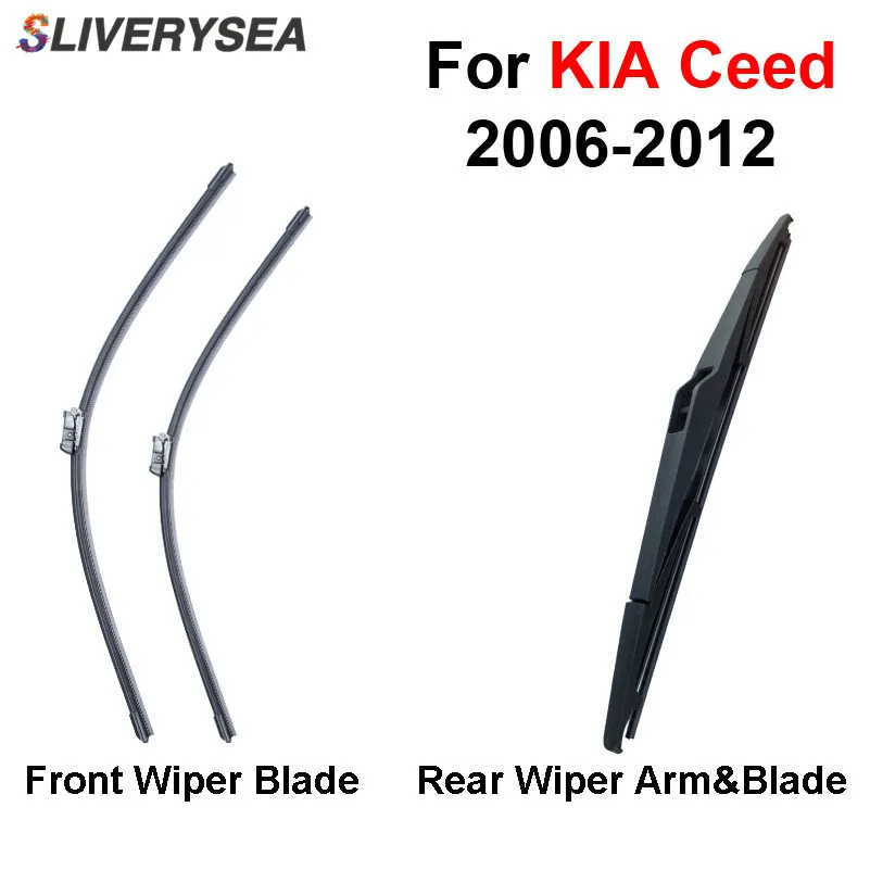 SLIVERYSEA Передняя и задняя Щетка стеклоочистителя Без Рычага для KIA Cee 'd 2006 2012