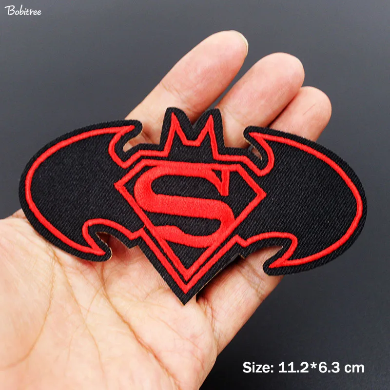 Значки супер летучей мыши для мужчин нашивки одежды аппликации джинсов рюкзака