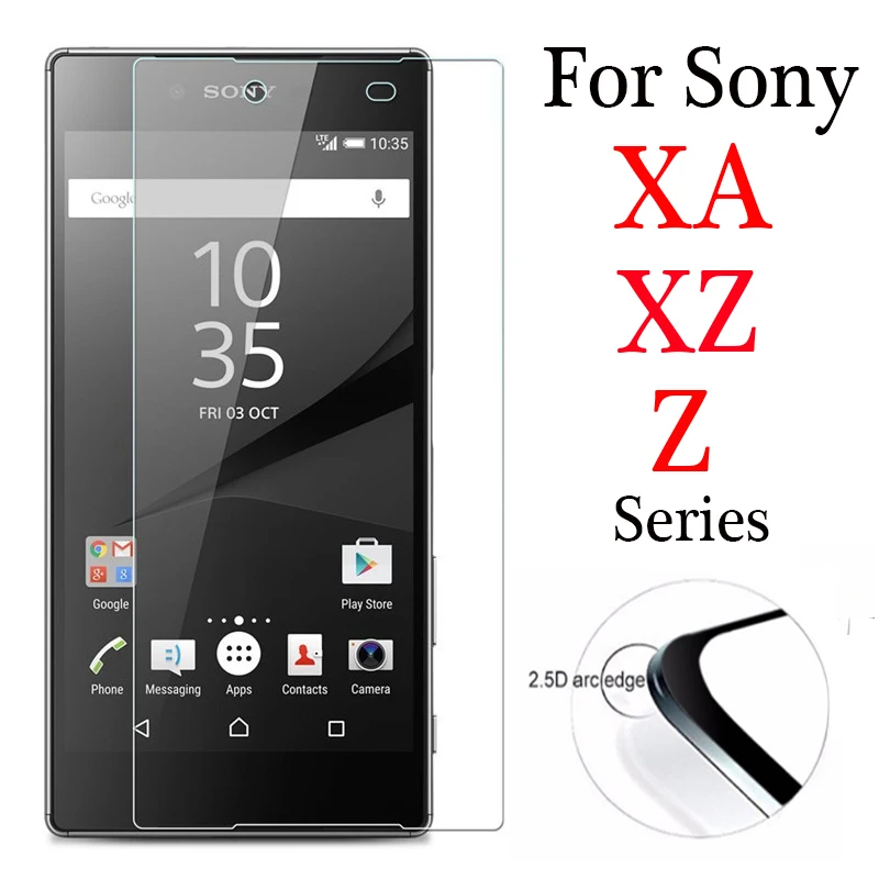 Защитное стекло для sony z2 xperia z1 xa1 xa xz z3 z5 xa2 xz1 ultra plus Защитная пленка экрана