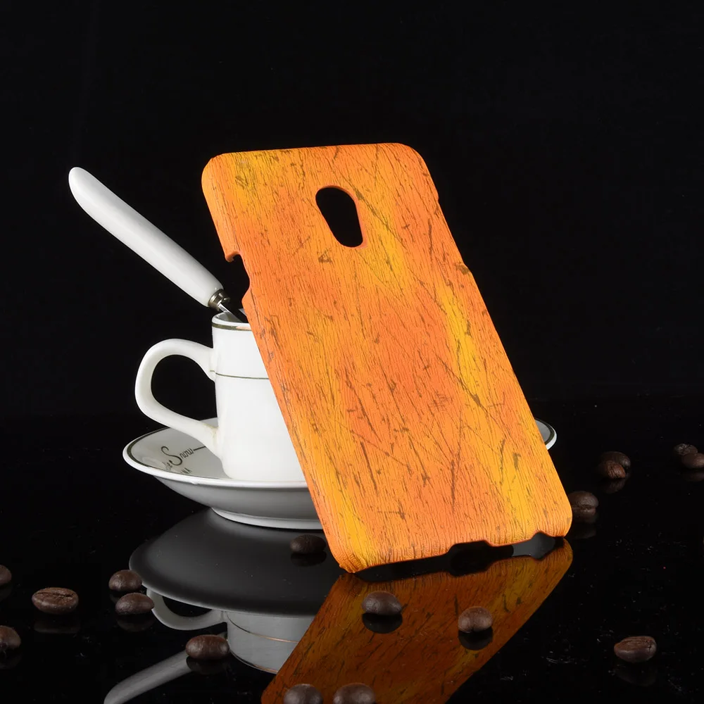 Новый чехол subin для Meizu 15 Lite 5 46 дюйма винтажный Деревянный из искусственной кожи и