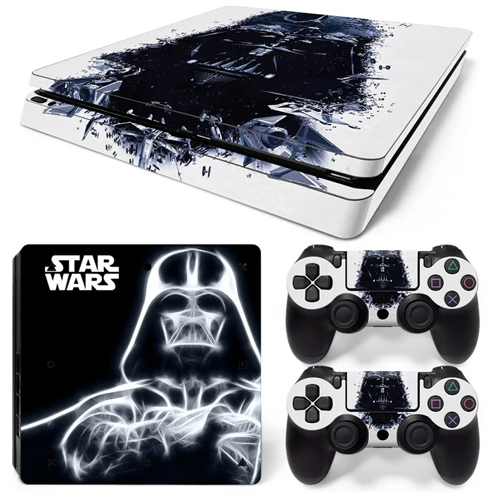 Наклейки Star Wars для Playstation 4 slim PS4 Slim консоль и контроллер виниловые наклейки кожи