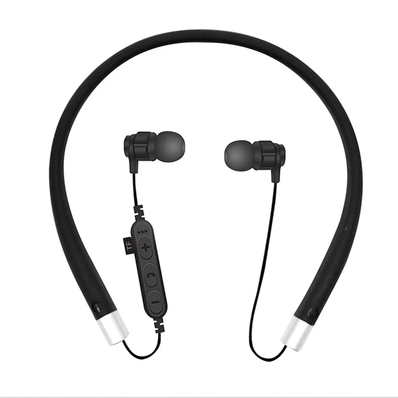 Aibesser шее висит лучшее стерео bluetooth наушники Спорт Бег TF беспроводной связи Беруши