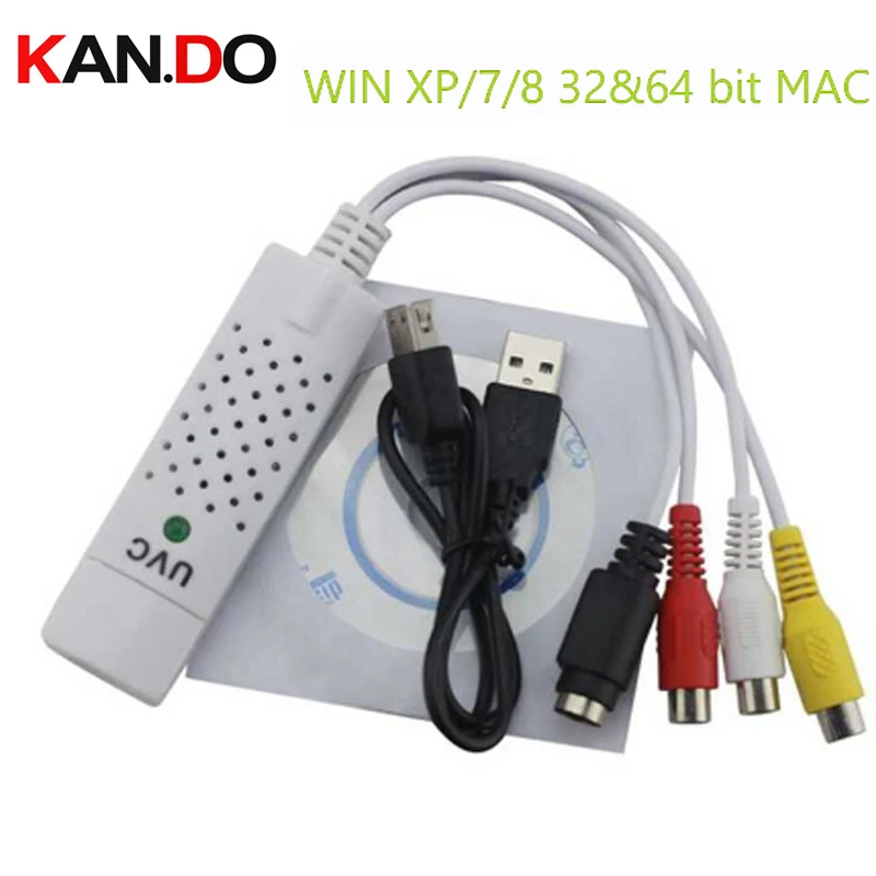 USB 2 0 Easy Cap Video TV DVD VHS DVR ture Adapter Usb Vedio Device Win7/8/XP/Vista Converter|DVR-карты| |