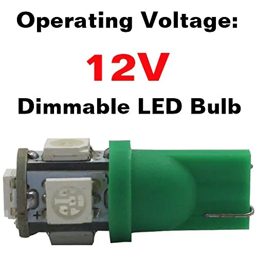 30 шт. зеленый T10 W5W 5050 5 SMD светодиодный светильник 12V автомобиль Подсветка салона ing