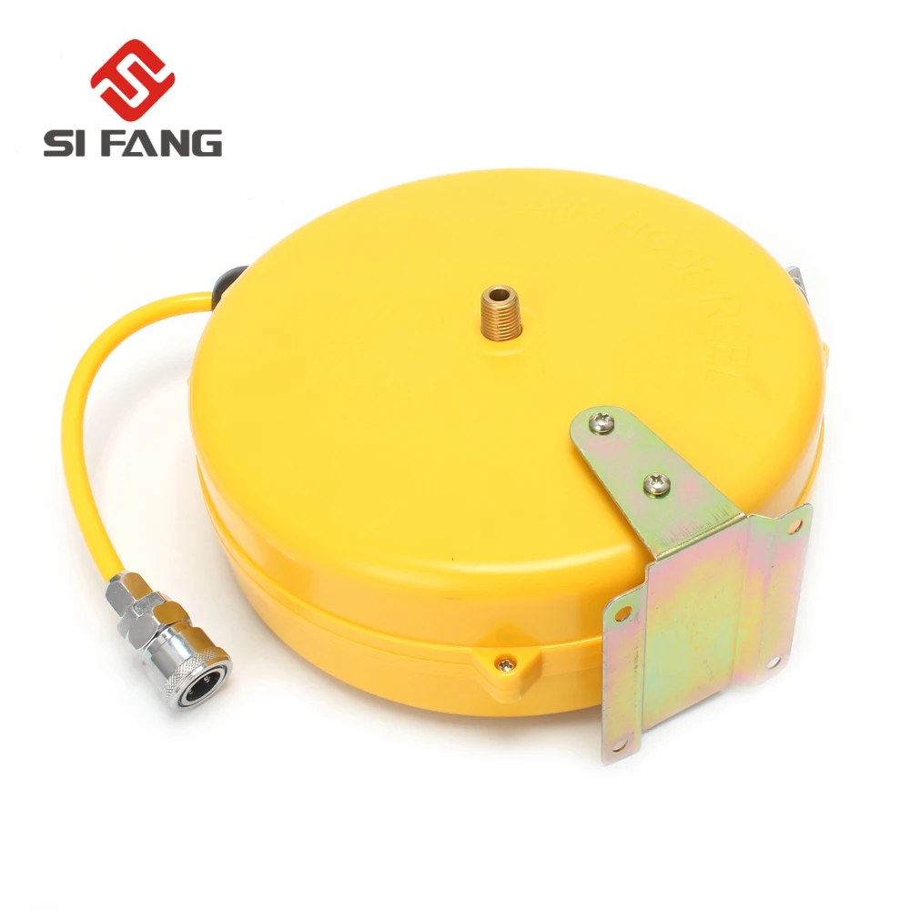 

8M Automotive Air Hose Reel Pneumatic Hose PU Tube OD 8MM ID 5MM Automatic Retractable Reel Telescopic Drum Hose