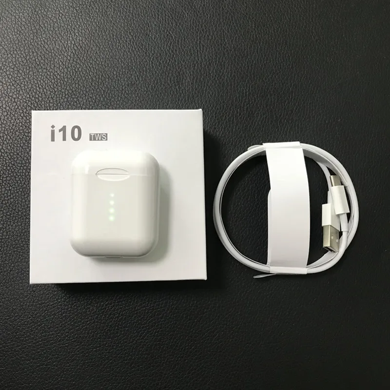 Оригинальные наушники i10 tws i10s tws, 1:1, гарнитура, беспроводные наушники, свободные руки, ушные вкладыши, сенсорные наушники для iphone, huawei, наушники