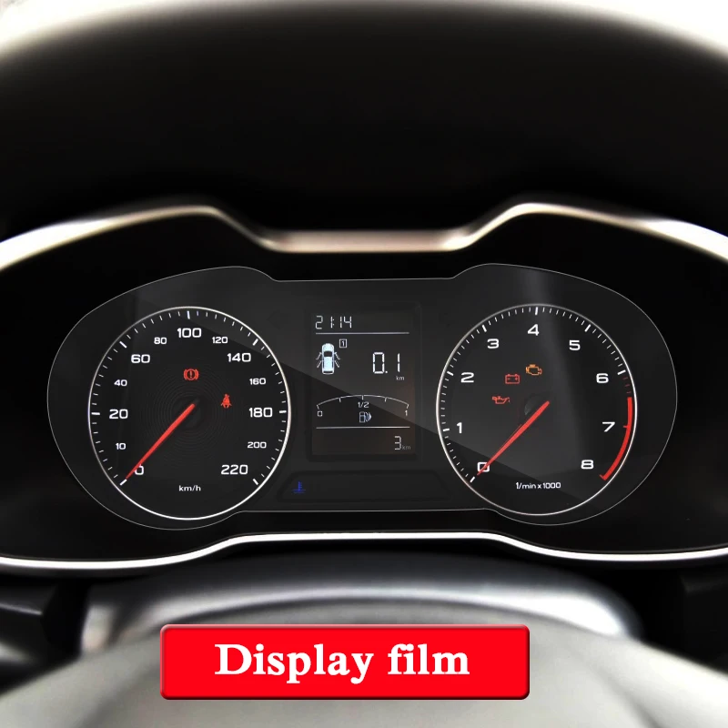 Для MG ZS 2017 Present GPS навигационный экран Стеклянная защитная пленка ПЭТ приборная
