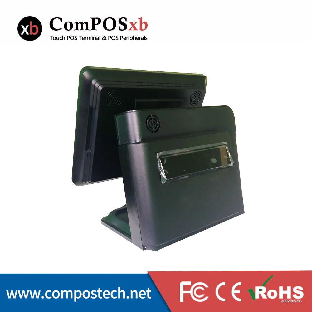 Низкая цена 1037U 2G 32GB 15 &quotсенсорный Ресторан Windows 7 тестовая версия OS POS Компьютер с