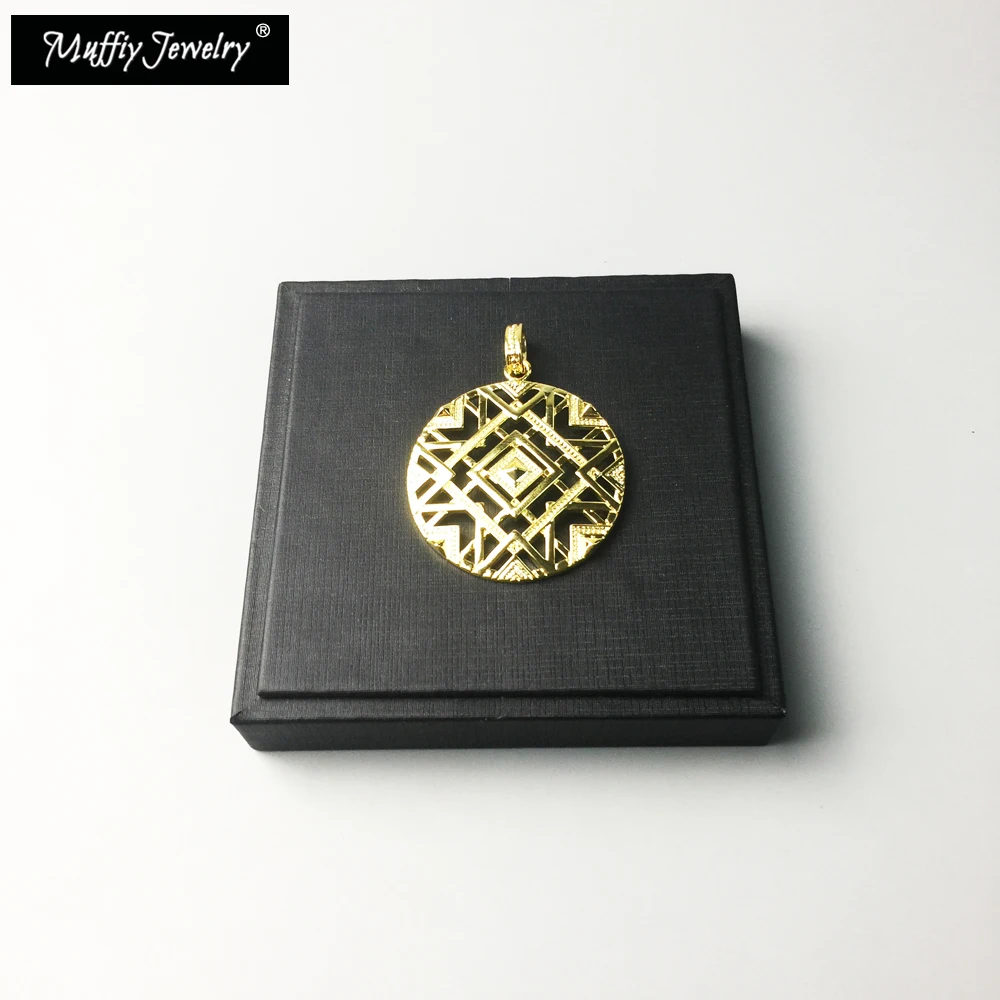 Подвески золотого цвета с африканскими орнаментами европейские Этнические