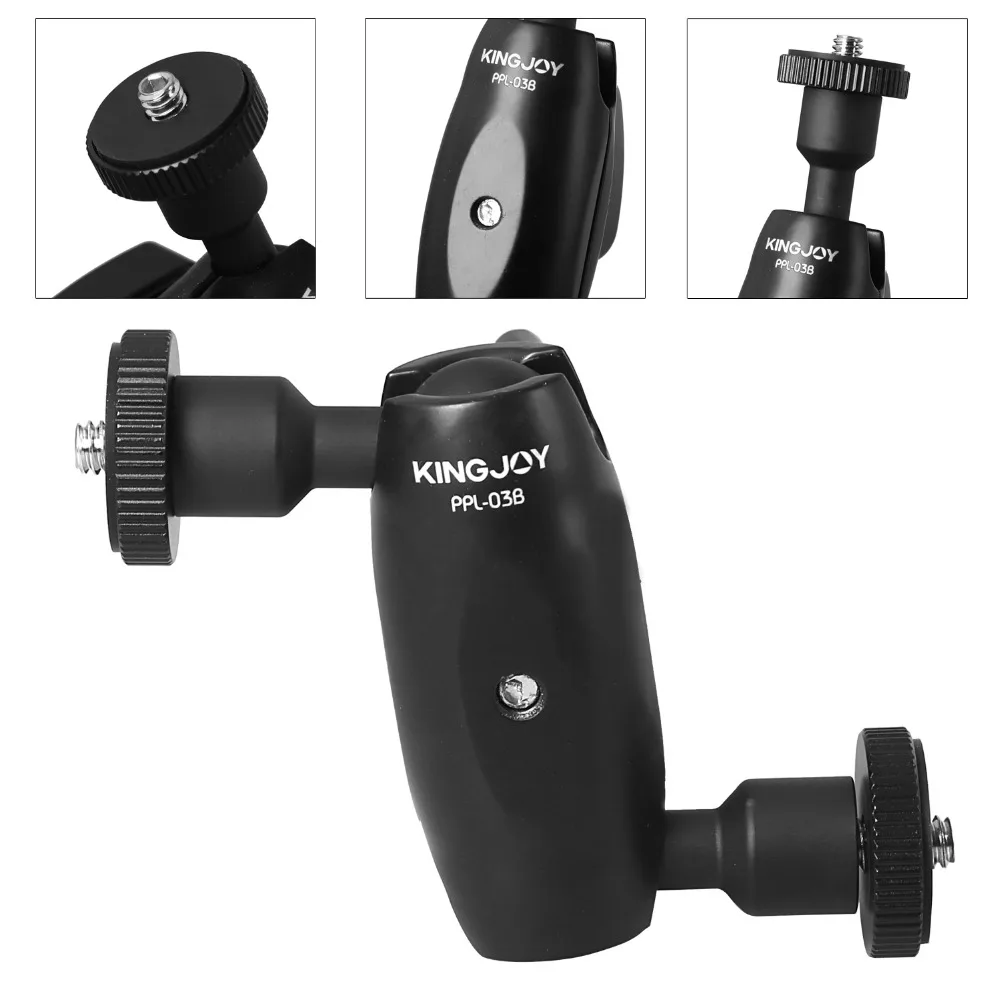 Кронштейны из алюминиевого сплава с шариковой головкой для экшн камер Gopro Hero SJcam