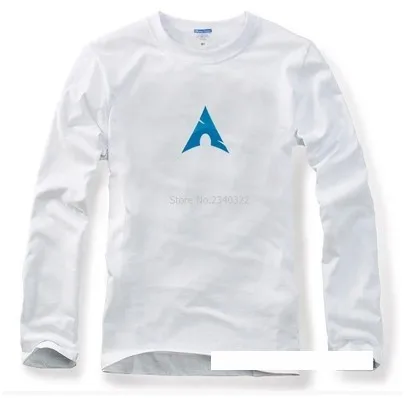 IT System programmer LINUX ARCH футболка на осень и весну с длинными рукавами | Мужская одежда