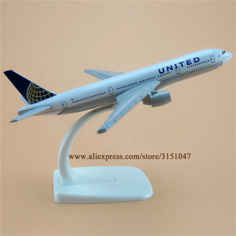 16 см Air Американский Соединенные Boeing 777 B777 Airlines модель самолета сплава металл