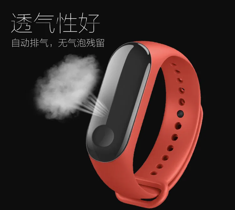 2 шт./упак. Экран протектор Плёнки для Xiaomi Mi группа 4 3 ультратонкая пленка из выдержке Экран Защитная пленка для Xiaomi Mi группа 4 3