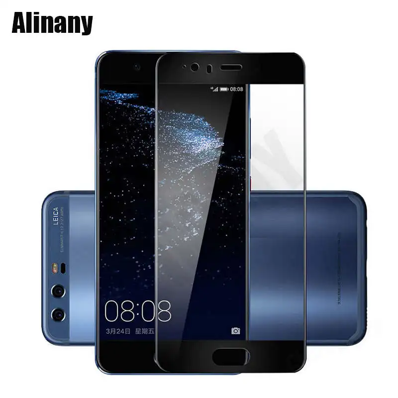 Huawei c закаленным стеклом P10 VTR-29 VTR-L09 Экран протектор huawei P10 плюс VTY-L29 VTY-L09 P10Plus защитная плёнка полностью покрывающая