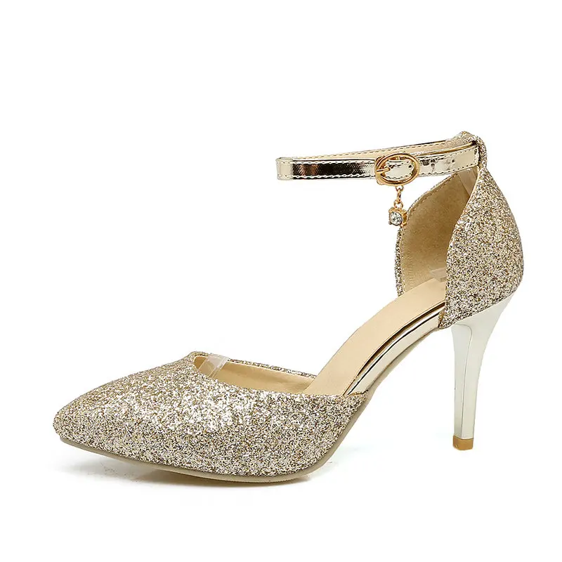 Женские туфли на высоком каблуке сезон весна лето модные лодочки с острым носком