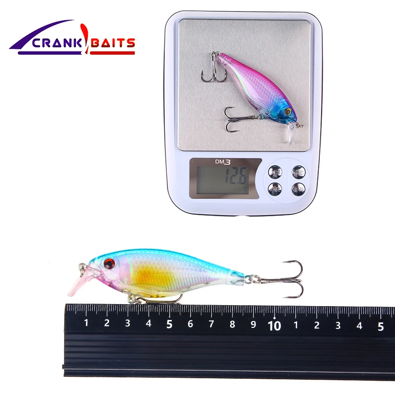 Кривошипные приманки 1 шт. Рыболовная Приманка Minnow Crankbait жесткая приманка плотная