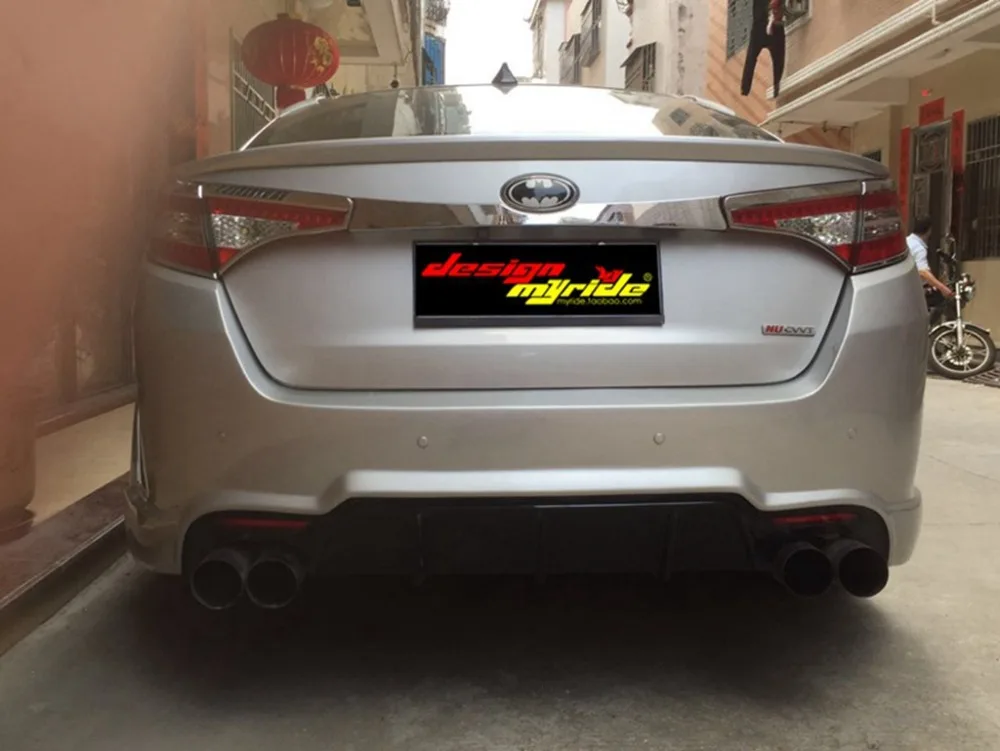 Используется для Kia optima k5 спойлер 2011-2013 K5 высокого качества ABS Материал заднее