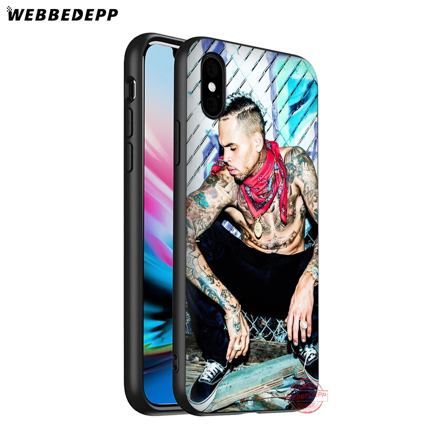 Мягкий силиконовый чехол WEBBEDEPP Chris Brown hih pop для iPhone 8 7 6S 6 Plus 11 Pro XS Max XR X 5 5S SE |