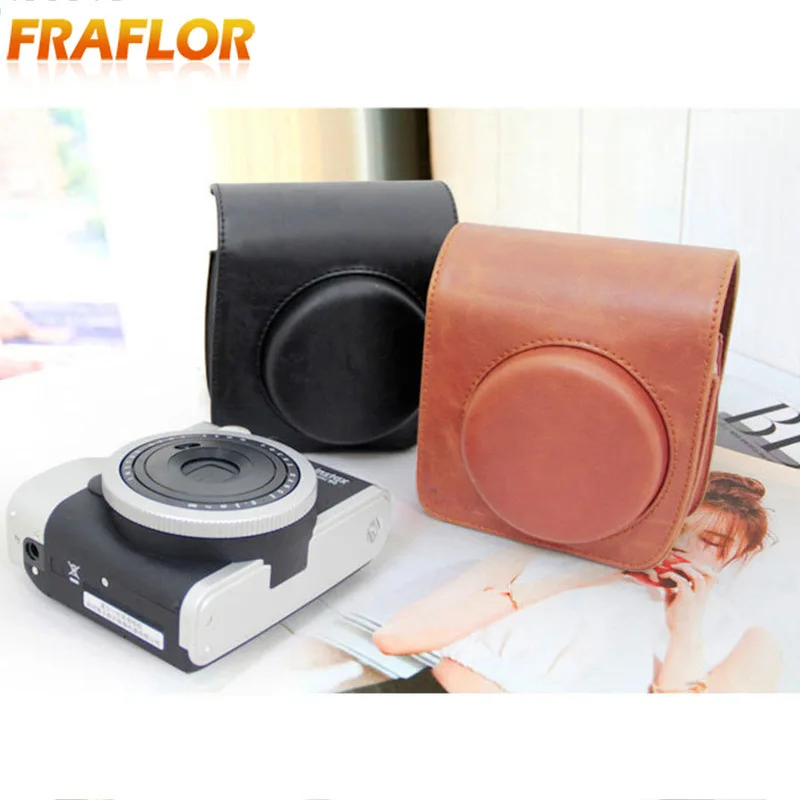 Чехол сумка из искусственной кожи для Fujifilm Instax Mini 90|Сумки фото-/видеокамеры| |