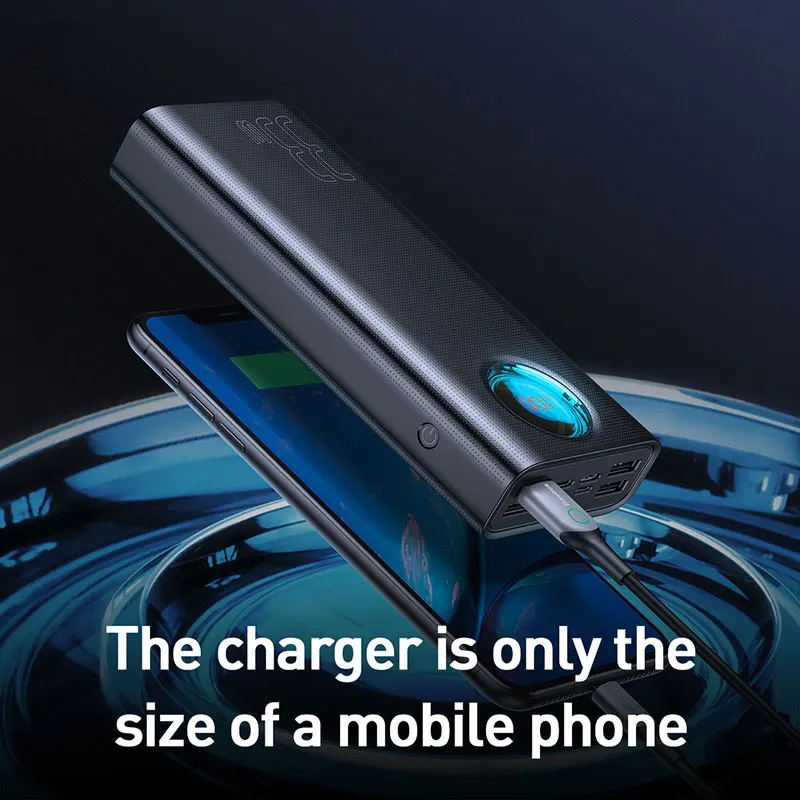 Внешний аккумулятор с портом USB Type-C и поддержкой быстрой зарядки 30000 мАч |