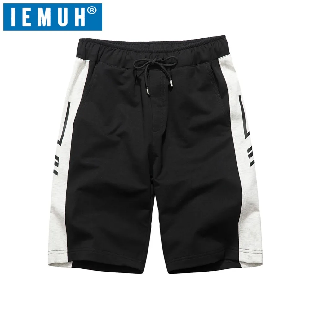 Iemuh брендовые новые летние Рубашки домашние Для мужчин Fit Solid Цвет шорты свободные
