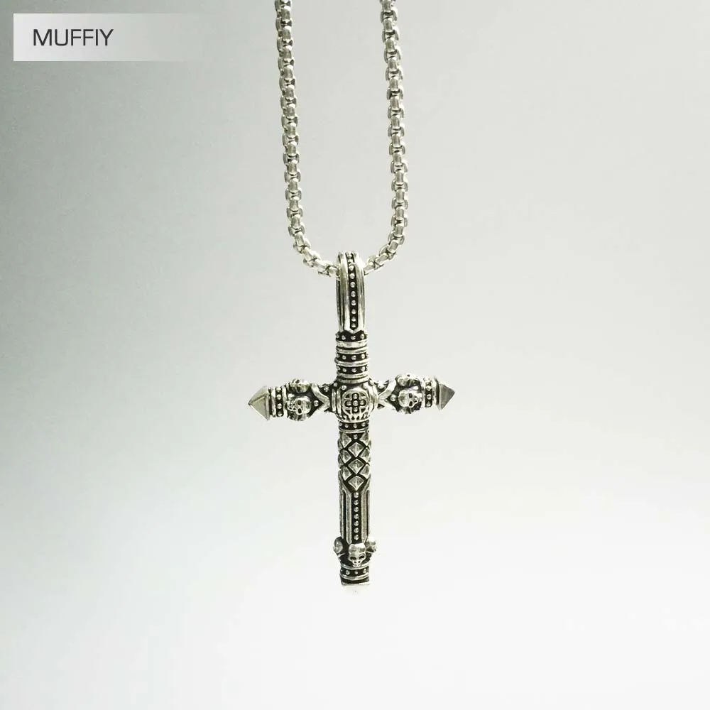 Cross Pendant Jewelry Accessories Europe Style Rebel Fashion Heart Jewerly For Men &amp Women 2017 Gift In 925 Sterling Silver | Украшения