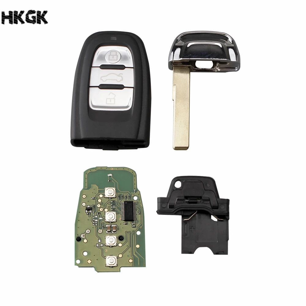 Ретранслятор с 3 кнопками для AUDI Q5 A4L A5 A6 2009-2012 PCF7945 315 МГц/433 МГц/868 МГц | Автомобили и