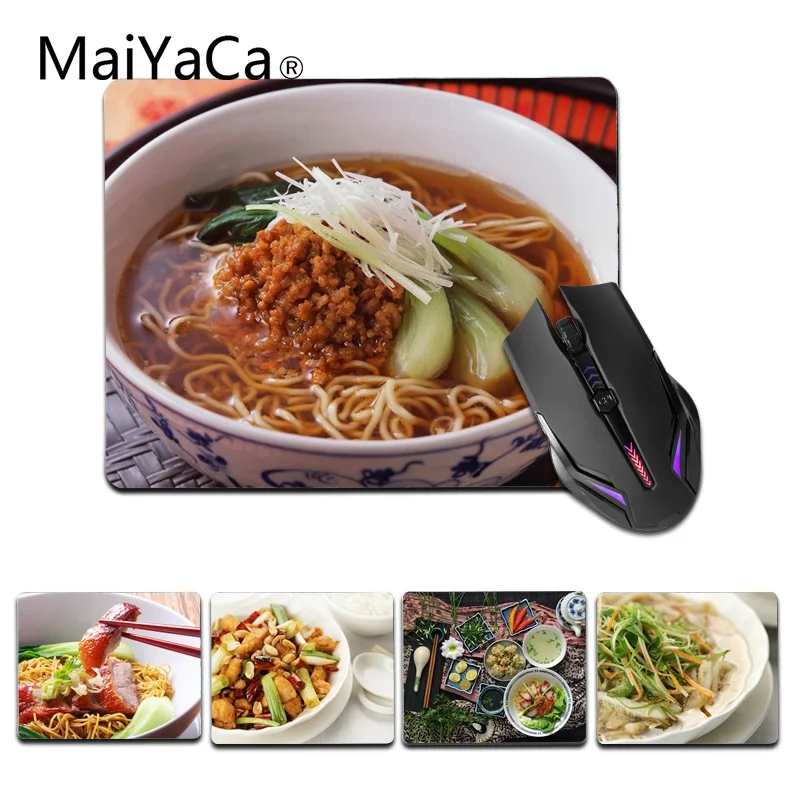 

MaiYaCa ваш собственный коврик Китайская лапша маленький Коврик Для Мыши Компьютерный коврик Размер для 18x22 см 25x29 см игровые коврики для мыши